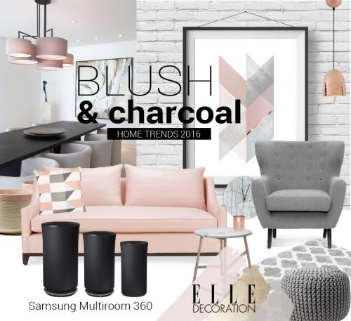 Blush & Charcoal